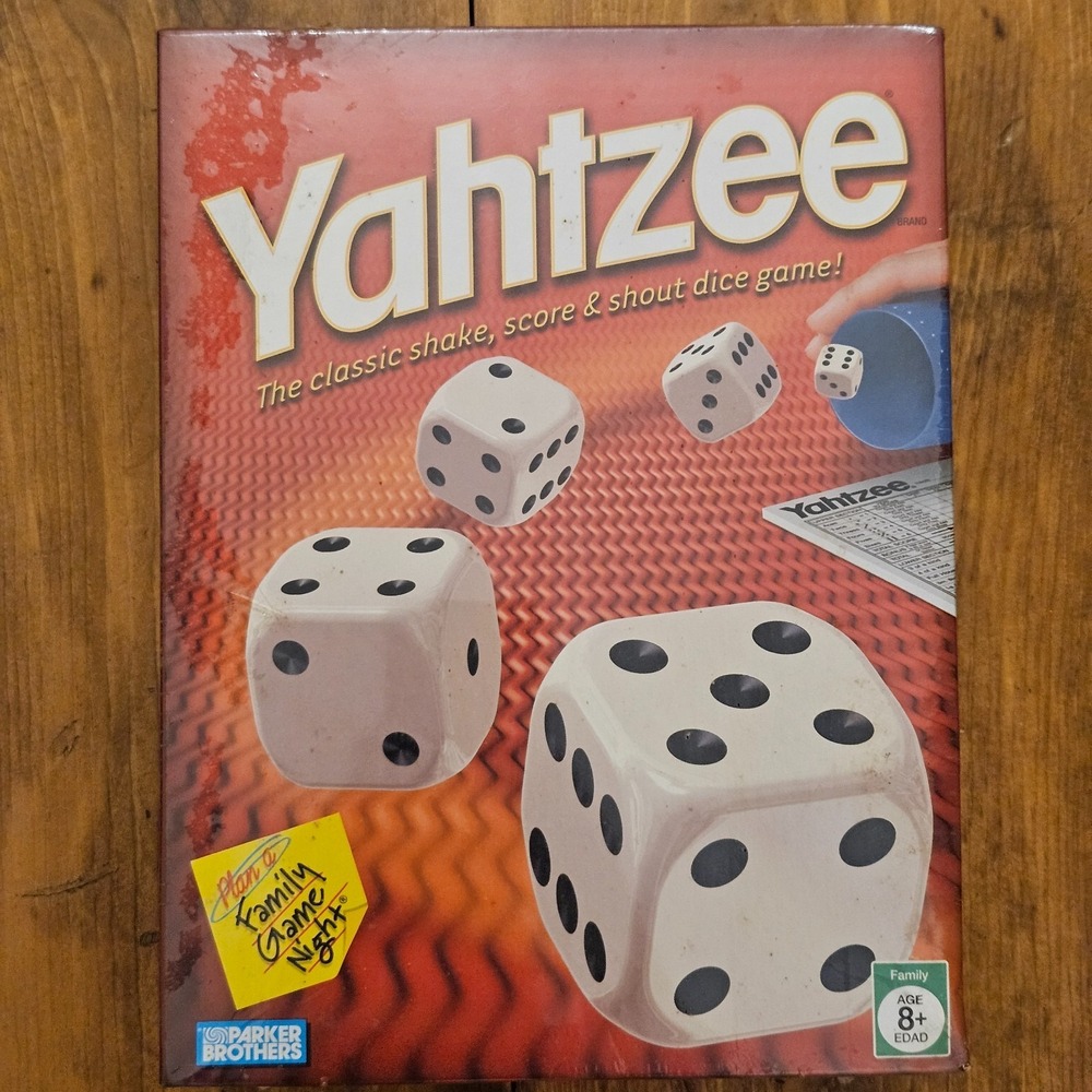 NEW SEALED Yahtzee Dice Game 2005 Parker Brothers Hasbro Family Game Night - Picture 1 of 6